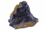 Dark Blue Azurite with Malachite - Laos #95796-1